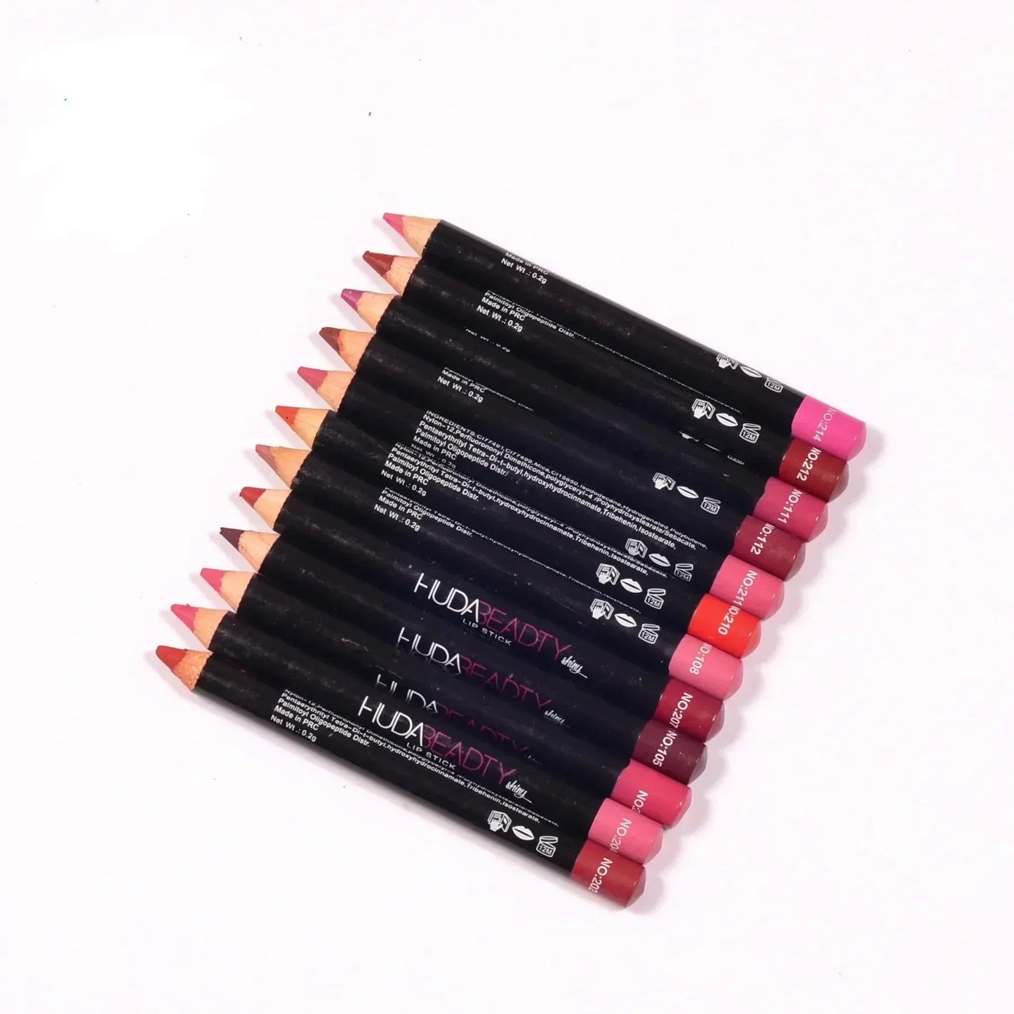 Huda Beauty Jumbo Lipstick Pencils - Pack of 12