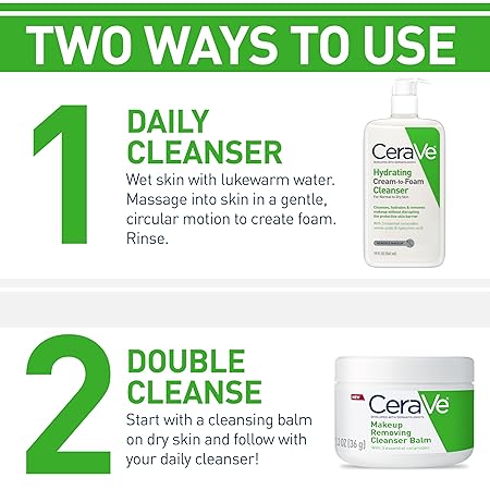 CeraVe Hydrating Cream To Foam Cleanser